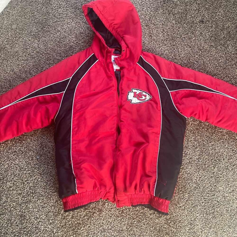 Embroidered Vintage NFL Chiefs Jacket/Windbreaker